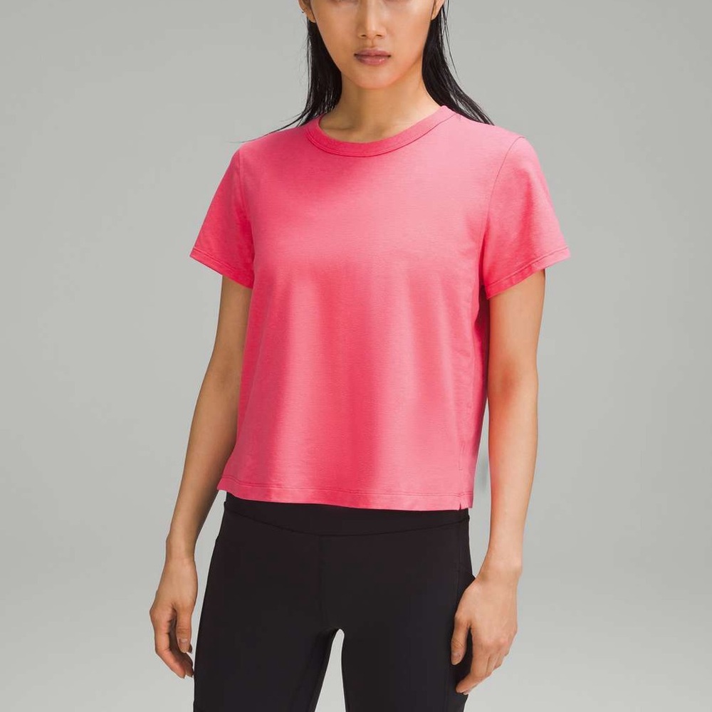 Lululemon Classic-Fit Cotton-Blend T-Shirt in Lip Gloss